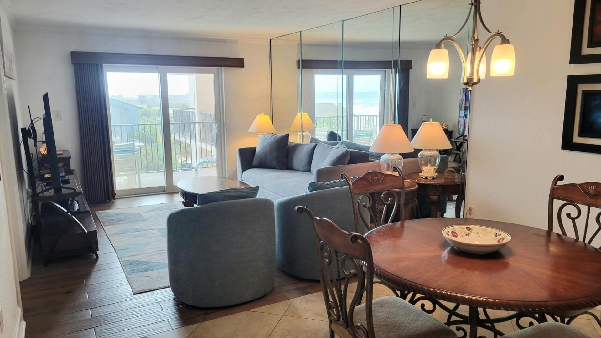 404 - Beautiful 2/2 Ocean View Lägenhet New Smyrna Beach Exteriör bild